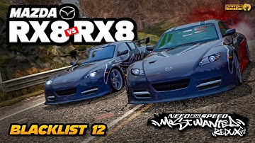 Mazda RX-8 🆚 RX-8 | Blacklist 12 | NFS Most Wanted 2005 Redux V3 #gaming