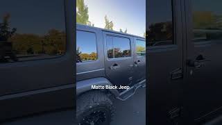 Matte Black Jeep Wrangler matteblack jeep jeeplife jeepwrangler