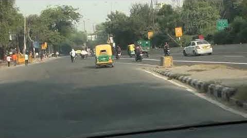 Partial Clover Leaf Interchange Video 5 Ramp from Nehru Place Direction to Ashram Direction