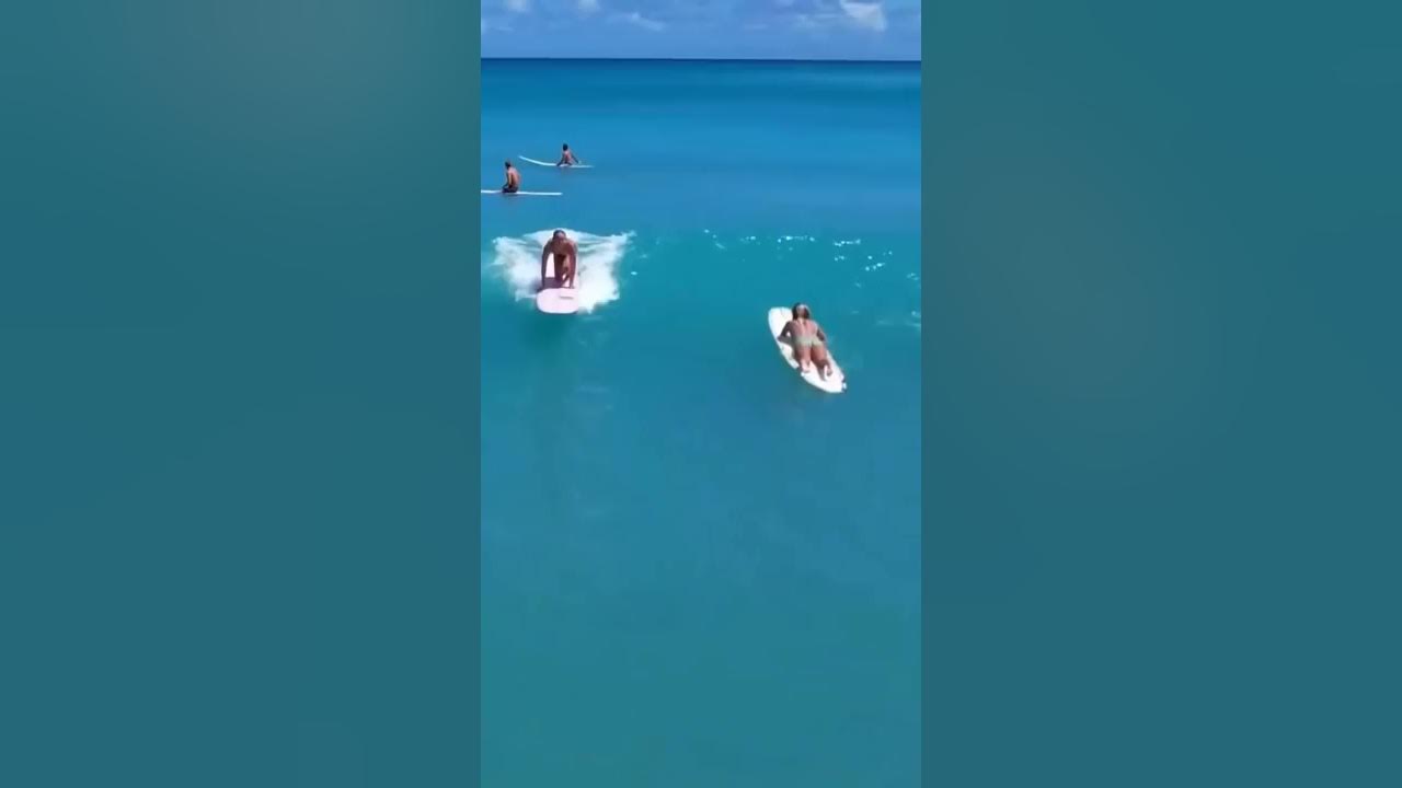 Awesome surfing girl #she is killing it Awesome surfing girl #she is killing it