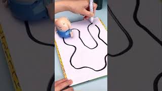 Black Marker Induction Follow Toy Mickey Mouse And Peppa Pig Indoor Toys Play Master