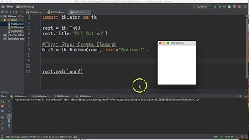 PYTHON 3 TKINTER - GUI BUTTON