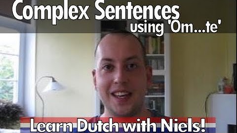 Learn Dutch: Precise sentences with 
