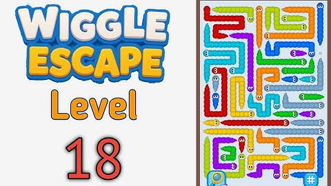 Wiggle Escape: Snake Puzzle Level 18 Walkthrough