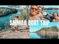 Family Boat Trip on Lake Saimaa