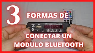 3 FORMAS de como CONECTAR MODULO BLUETOOTH a AMPLIFICADOR | ESTEREO