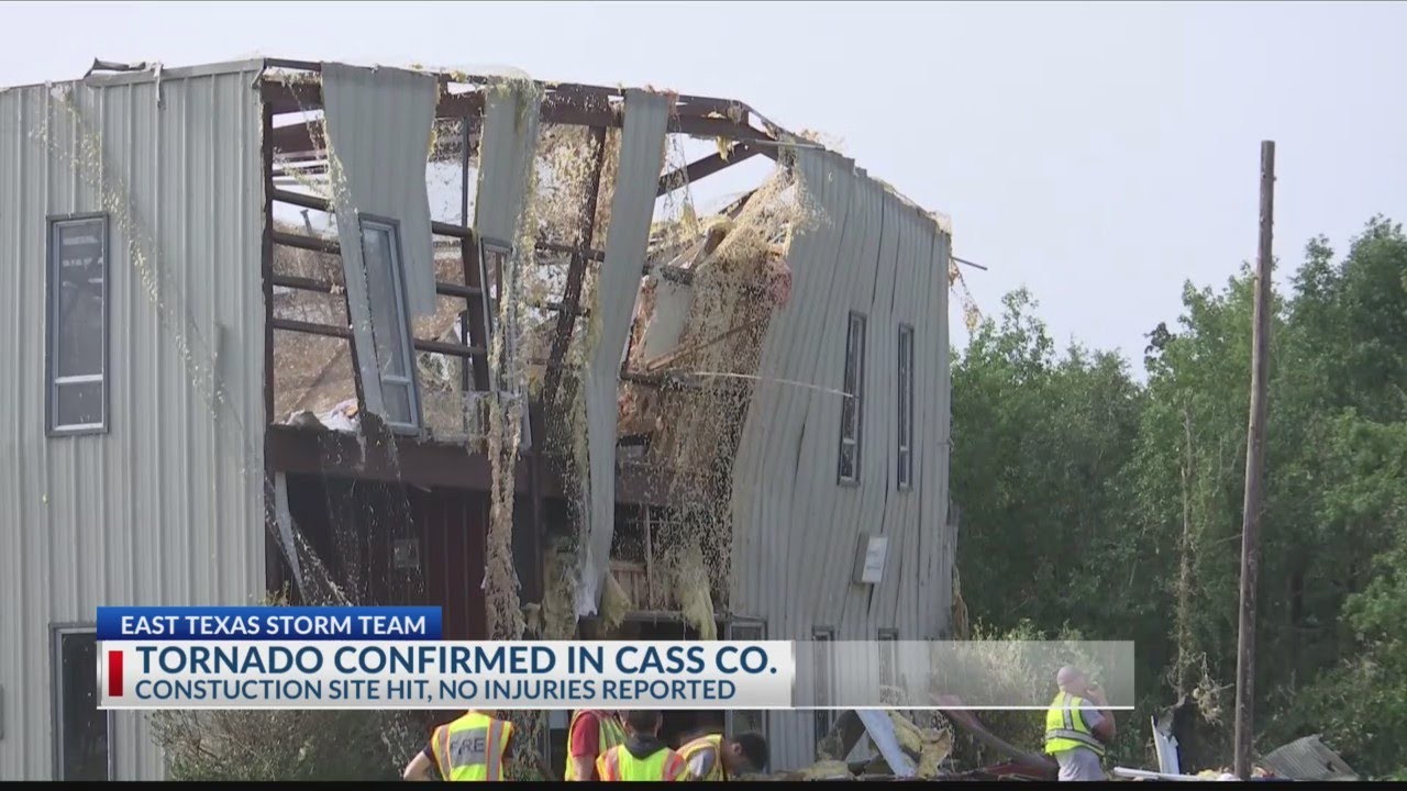NWS confirms EF-2 tornado touched down in Cass County - YouTube
