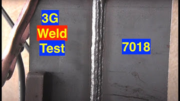 3g Weld Test Stick Welding Tips Vertical 7018