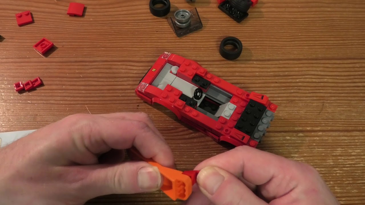 Building Lego  Speed Champions Ferrari F40 Competizione SET 75890 4K - YouTube