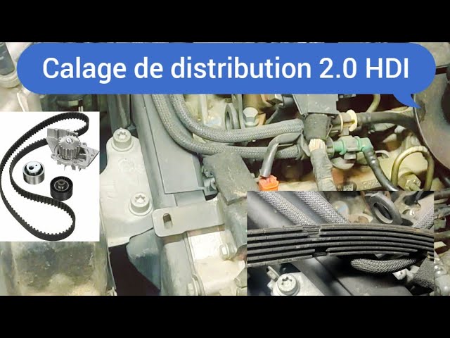 Kit calage distribution Citroën PSA 2,0 HDi / Fiat 2,0 D