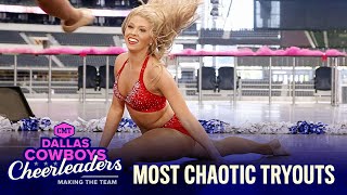 DCC’s Most Chaotic Tryouts 😳 #DCCMakingTheTeam | CMT by CMT's Dallas Cowboys Cheerleaders 1,447,113 views 2 years ago 18 minutes