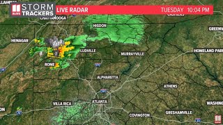 Tracking severe thunderstorms in north Georgia | Watch live