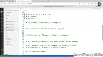 Sequence Data Types | Learning Python Course
