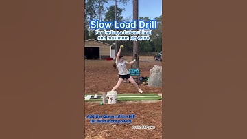 This drill is tougher than it looks! #softball #softballpitching #fastpitchpower #shorts