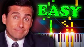 The Office Theme - EASY Piano Tutorial by Sheet Music Boss 15,521 views 5 days ago 56 seconds