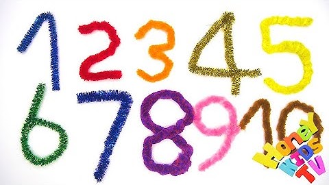 숫자 모양 만들기 l 영어숫자놀이 l 어린이 숫자ㅣ숫자 배우기1-10