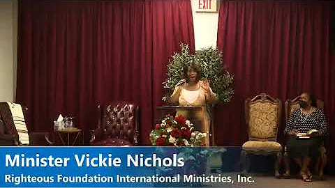Minister Vickie Nichols - Theres A Leak In The Hou...