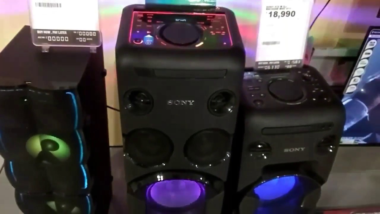 Sony mhc v11, Sony mhc V50d, music system demo,first look