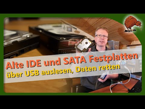 Alte SATA- und IDE-Festplatten über USB auslesen - Teil 1