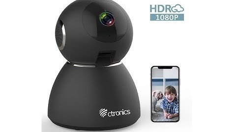 25fps 1080P HDR WiFi Security Camera Indoor, Ctronics IP Security Camera with Upgraded Night Vision