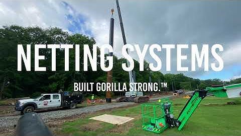 Timelapse: Darling Golf Course — Driving Range Netting System Replacement, Mahwah, NJ.