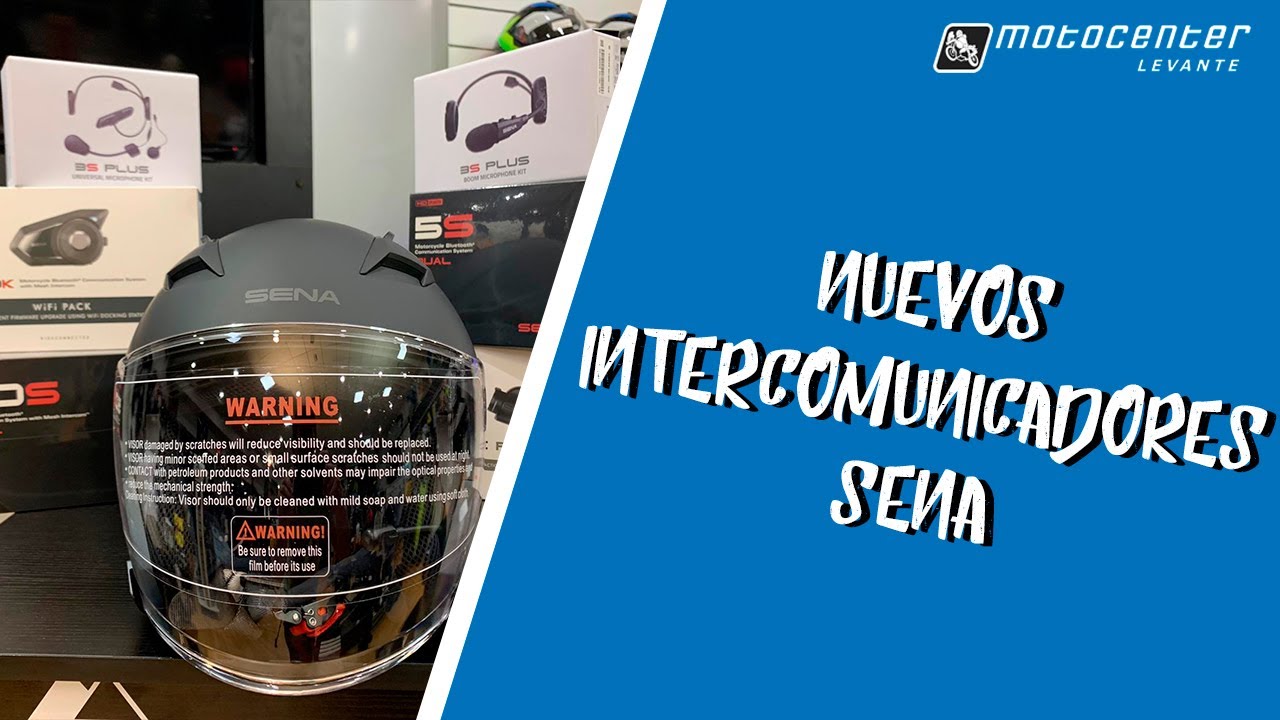 Intercomunicador moto Sena 3S con brazo largo casco