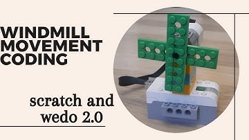 Windmill Lego Robot Wedo 2.0 & scratch coding #artandworld #scratchcoding  #legoeducation #legowedo