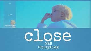 close - HAN (한) StrayKids【 カナルビ / 字幕 / 日本語訳 】
