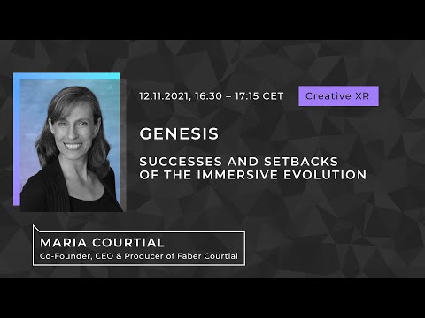 #XRcon 2021 | Maria Courtial: GENESIS – Successes and Setbacks of the immersive Evolution