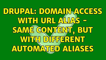 Drupal: Domain Access with URL Alias - same content, but with different automated aliases