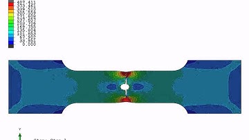 Tensile Test - Abaqus XFEM