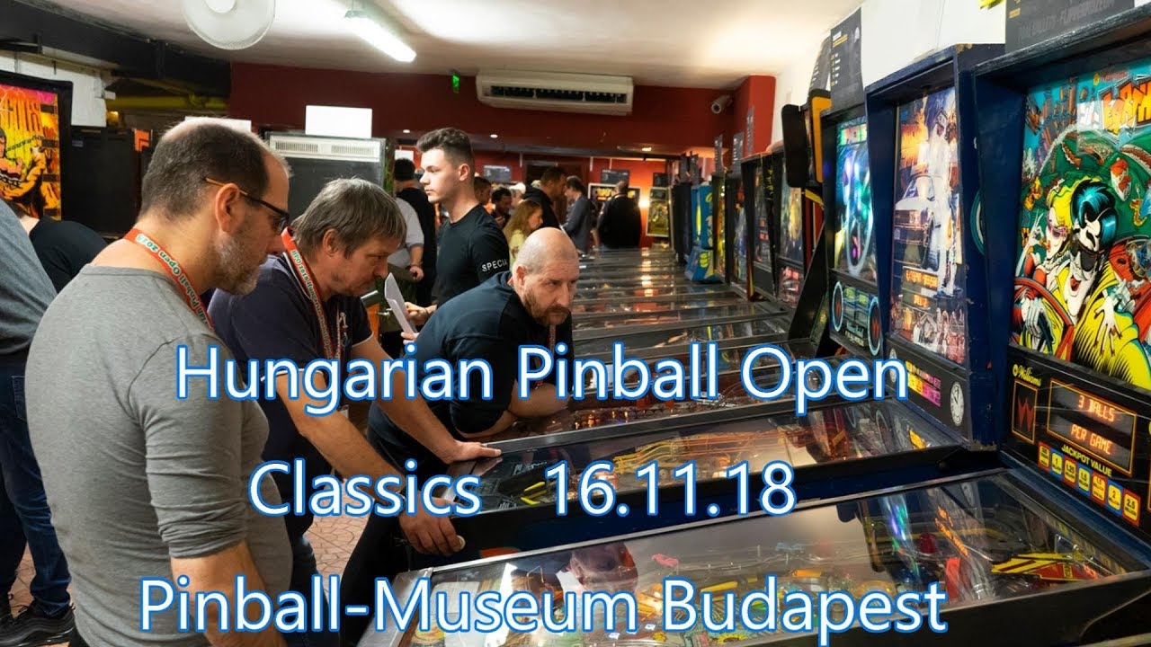 Pinball Museum Budapest HPO Classics 2018 Flippermuzeum YouTube