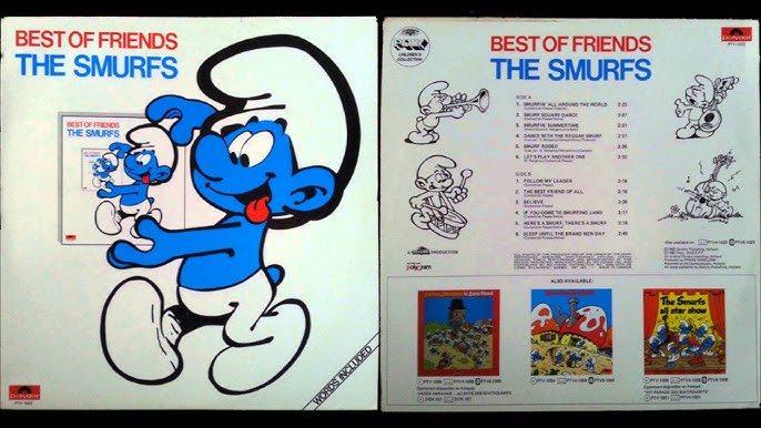 Smurfing Sing Song Record and Book 