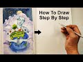 How to draw step by step environment day  pencil drawing tutorial