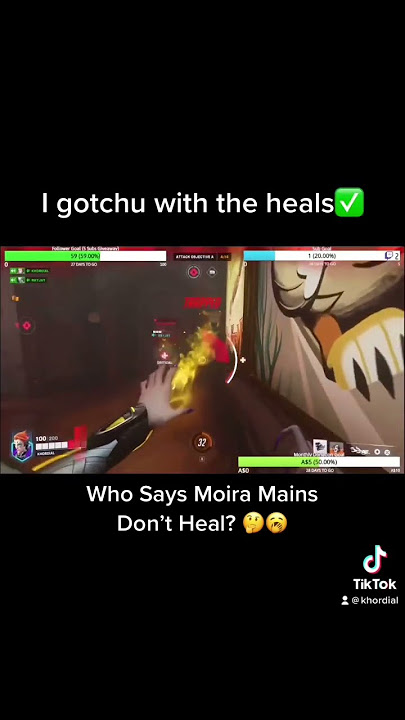 Who Says Moira Mains Don’t Heal?🤔🥱Twitch.tv/Khordial#overwatch #moira #genji #junkrat #gaming #fyp