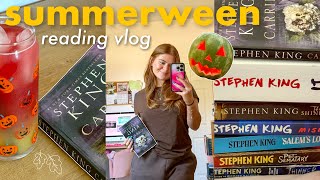 summerween reading vlogπ¦π *reading only horror books* π