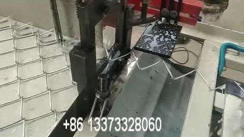 popular stable 4m single wire chain link fence machine