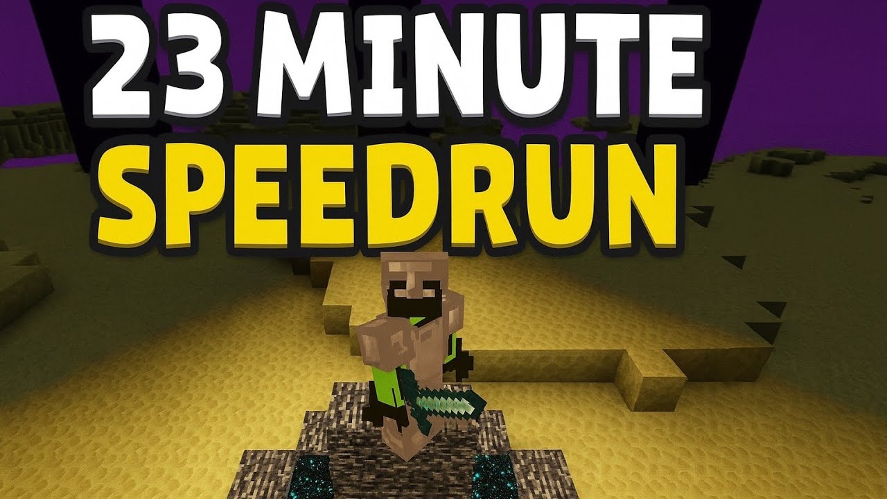 I Beat Minecraft BEDROCK in Under 30 MINUTES! (set seed) - YouTube
