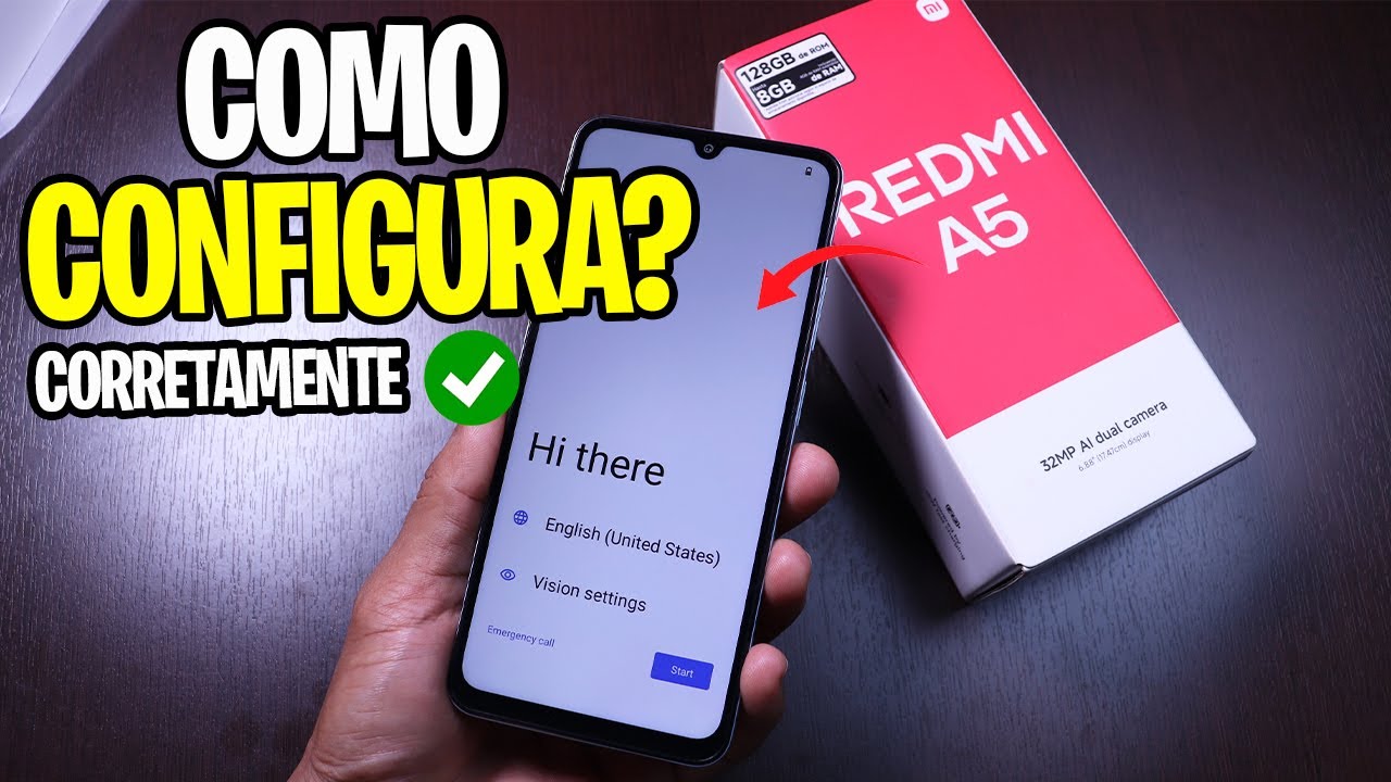 How to Set Up Redmi A5 for the First Time Step by Step - YouTube