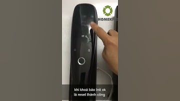 HomeKit - Cách reset Khoá AB-14D app Tuya smart