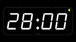 28 MINUTE - TIMER & ALARM - Full HD - COUNTDOWN