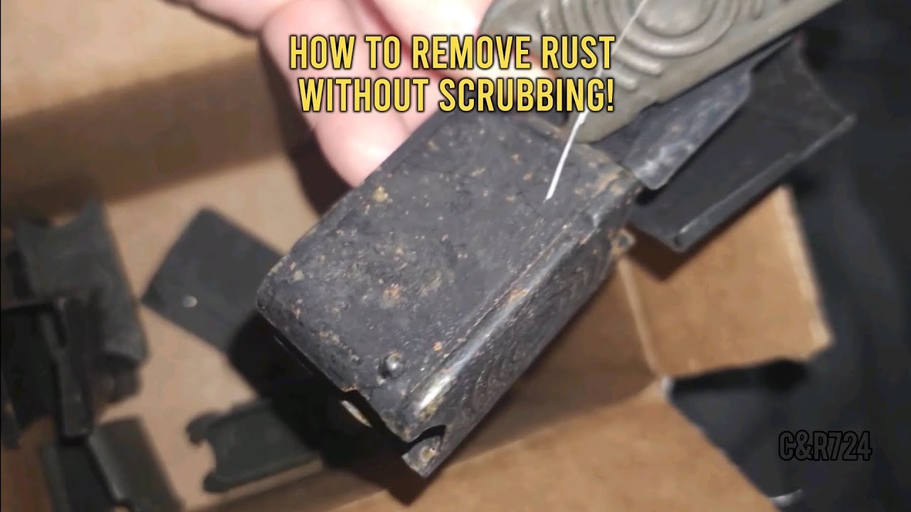 How to remove rust from your firearm without scrubbing!