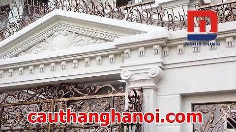 Cổng sắt và lan can sắt nghệ thuật biệt thự đẳng cấp thi công và lắp đặt tại Hà Nội