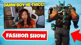 STREAM SNIPING FASHION SHOWS with the THICCEST SKINS IN FORTNITE and I WON!