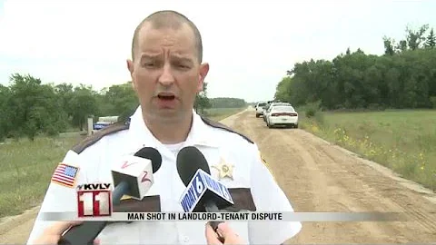 A landlord-tenant dispute leading to one man shot in Perham, MN