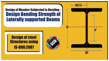 Design Bending Strength / Capacity of Laterally supported Beams  | IS 800:2007
