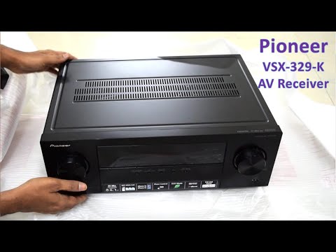Pioneer VSX-329-k AV Receiver Unboxing | DONDAKAYfry