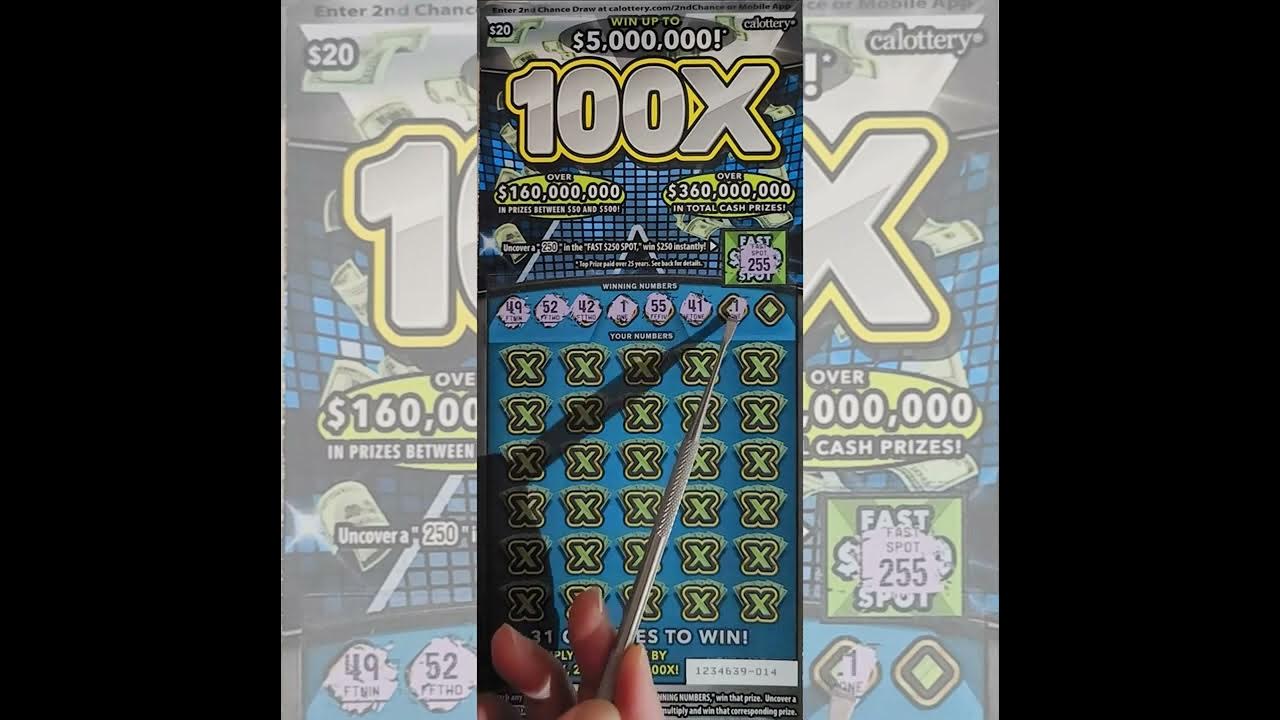 120 Worth of Scratchers Neon Cash Party & 100X Scratchers YouTube