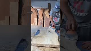 Making an Affordable Live Edge Table #shorts #woodworking