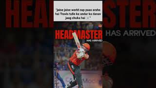 Travis Headmaster ☠️(Tulla). #gandagana #ipl2026 #music #remix #slowed #trapremix #travishead